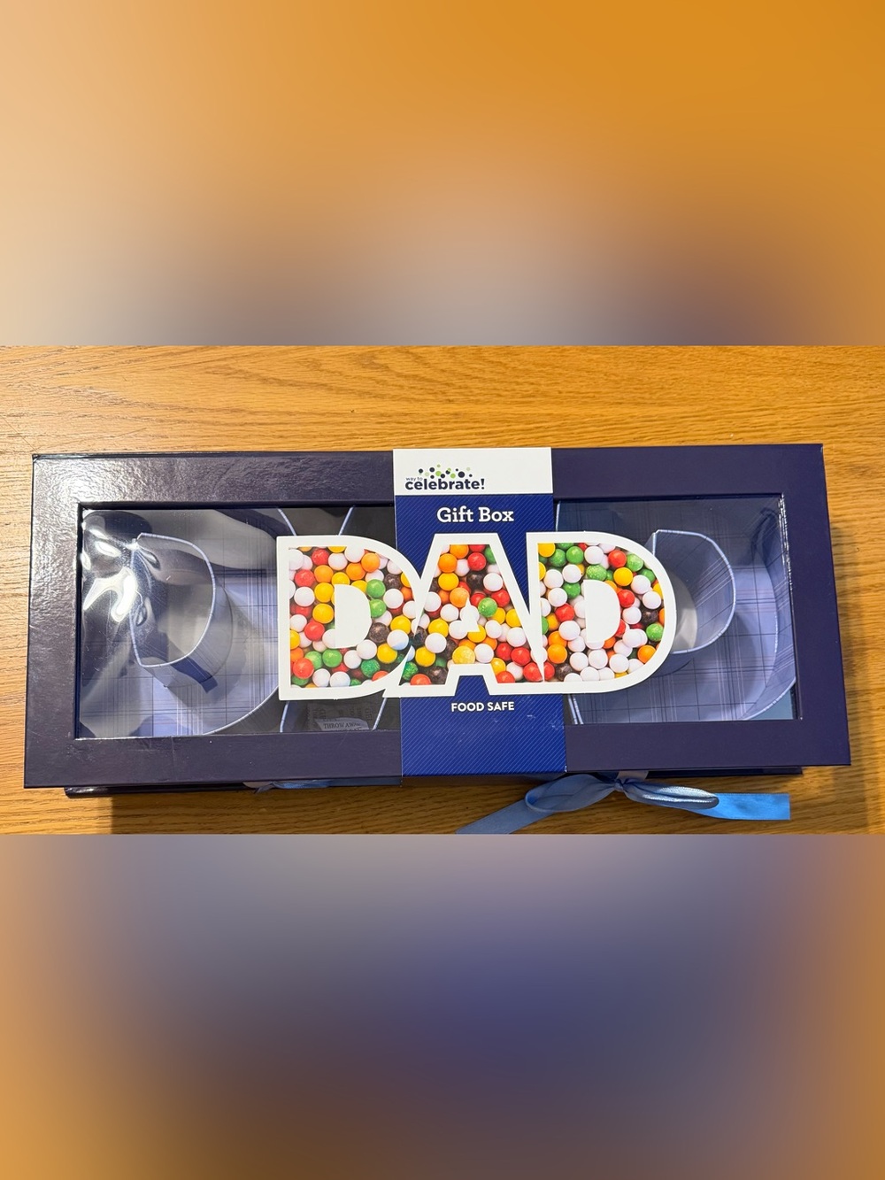 Navy Blue "DAD" Gift Box - Food Safe